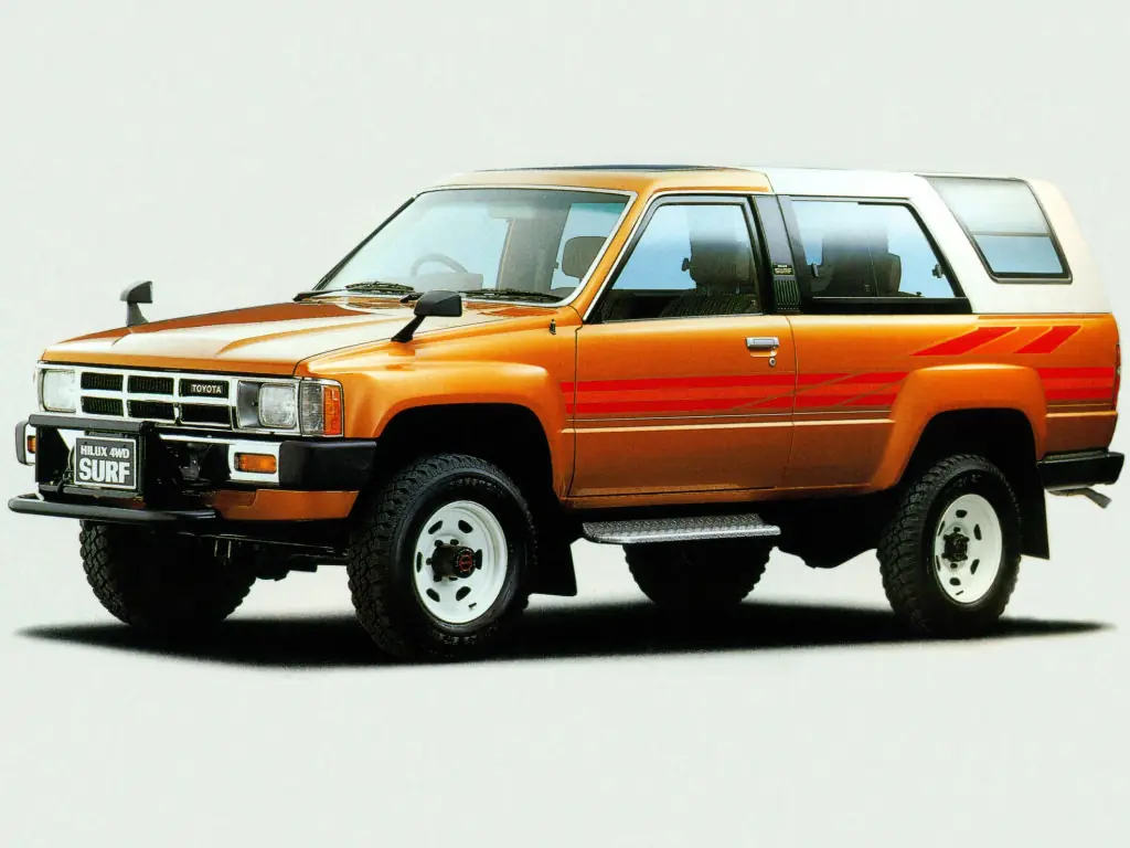 Toyota Hilux Surf (YN61G, YN60V, YN61V, LN60V, LN61V) 1 поколение, джип/suv 3 дв. (05.1984 - 04.1989)